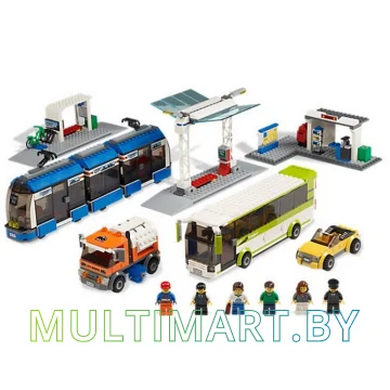 Конструктор Lepin 02023 Общественный транспорт (968 деталей) картинка 7